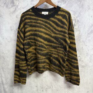 Stockholm Atelier Mohair Sweater Womens Small Tiger Striped & Other Stories